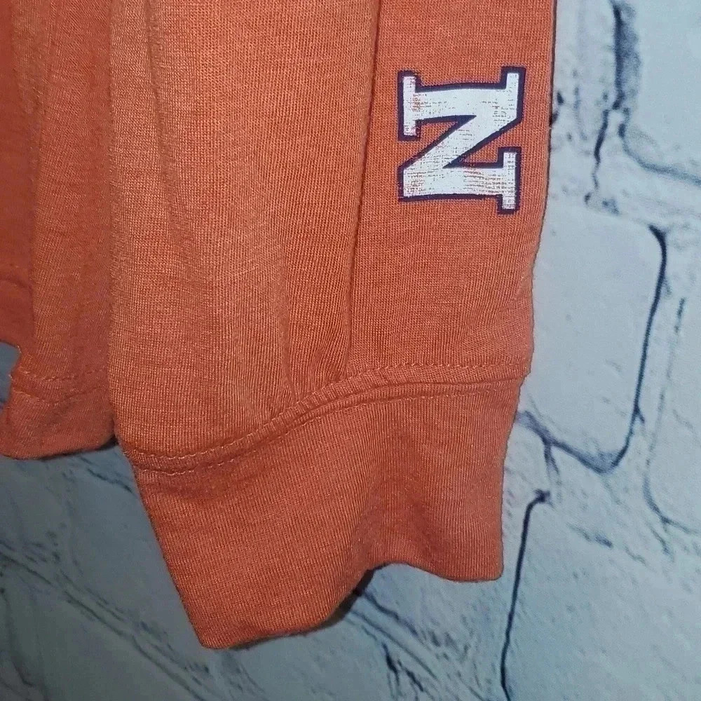 Mens Colosseum Clemson Orange All In Long-Sleeved Shirt Size S - Picture 4 of 6
